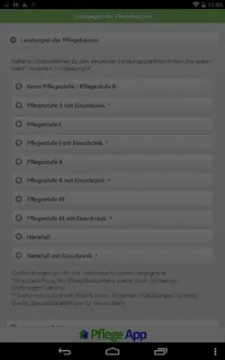 Pflege App android App screenshot 0