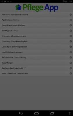 Pflege App android App screenshot 1