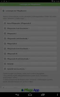 Pflege App android App screenshot 2